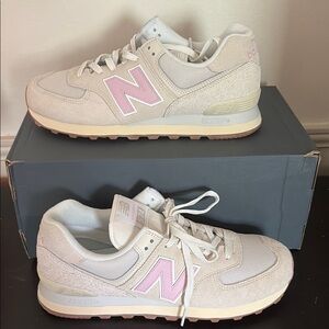 New Balance 574 Beige Pink US 9
